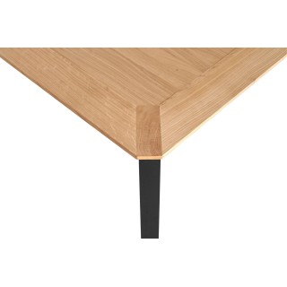 Table à manger rectangulaire extensible : 8 à 12 pers | Hellin