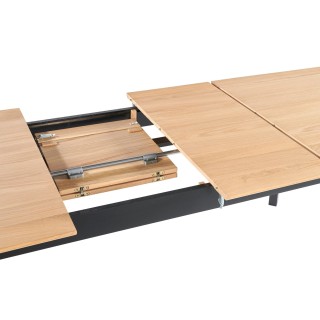 Table à manger rectangulaire extensible : 8 à 12 pers | Hellin