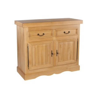 Bahut en chêne massif La Bresse : style rustique | Hellin