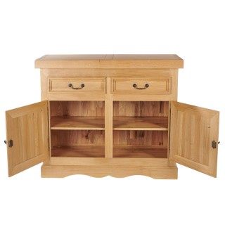 Bahut en chêne massif La Bresse : style rustique | Hellin