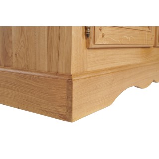 Bahut en chêne massif La Bresse : style rustique | Hellin