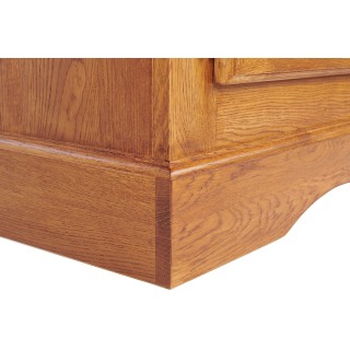 Buffet bas en bois La Bresse : 4 portes / style rustique | Hellin