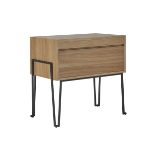 Meuble sous vasque en bois et métal Brighton / 80 centimètres