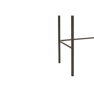 Console en bois naturel et métal noir avec 3 tiroirs ESTER - HELLIN