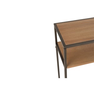 Console design en bois et métal avec 1 tiroir ESTER - HELLIN