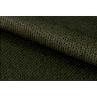 Chaises de salle à manger en velours côtelé et pieds métal noir (lot de 4) ALINE - HELLIN