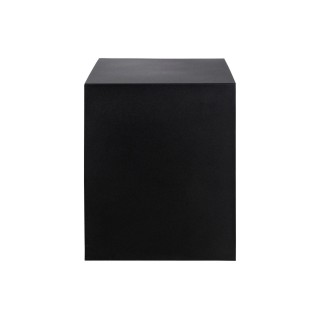 Chevet suspendu cube en métal et bambou 1 tiroir 1 niche JANIE - HELLIN