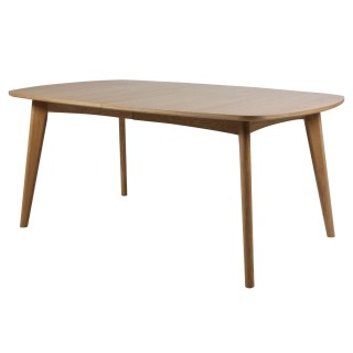 Table ovale extensible en bois / Style scandinave | Hellin