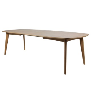 Table ovale extensible en bois / Style scandinave | Hellin