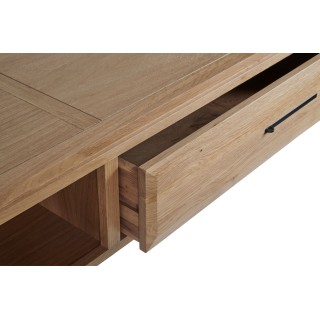 Ensemble en bois : Étagère et meuble TV suspendus | Hellin