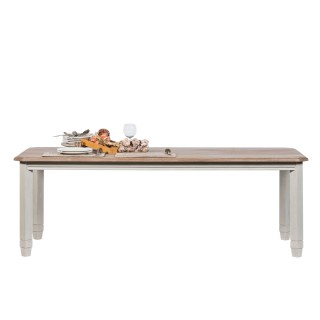 Table de salle à manger authentique et durable pouvant accueillir jusqu'à 12 personnes