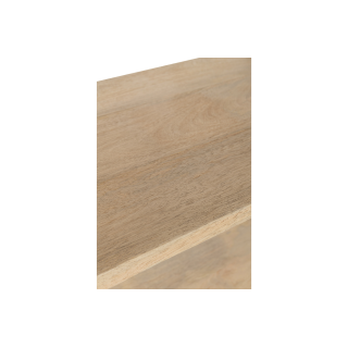 Bibliothèque en bois de manguier et en métal 5 tablettes SALI - HELLIN