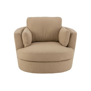 Fauteuil pivotant en tissu ANGEL - HELLIN