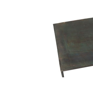 Table basse rectangulaire en métal de style contemporain L110 ALAIA - HELLIN