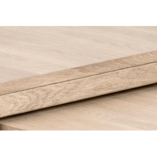 Table basse carrée en chêne - modèle gigogne - HELLIN