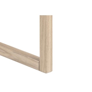 Table basse carrée en chêne - modèle gigogne - HELLIN