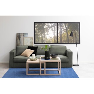 Table basse carrée en chêne - modèle gigogne - HELLIN