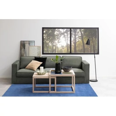 Table basse carrée en chêne - modèle gigogne - HELLIN