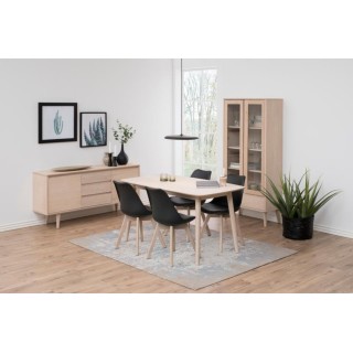 Vitrine en bois clair Nogana - Hellin