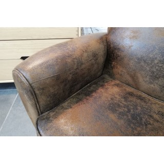Fauteuil Club marron - Hellin