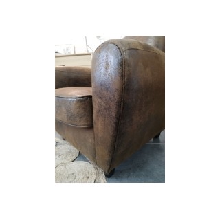 Fauteuil Club marron - Hellin