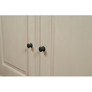 Vaisselier en bois et portes vitrées VILLAS pour une ambiance authentique et chaleureuse.