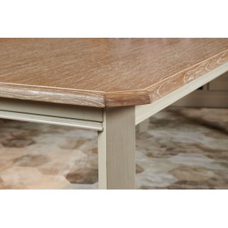 Table de salle à manger authentique et durable pouvant accueillir jusqu'à 12 personnes