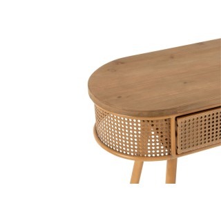Console en métal et en bois 2 tiroirs L120 DETROIT - HELLIN