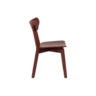 Chaise rétro scandinave bois laqué / lot de 2 / plusieurs coloris LETA - HELLIN