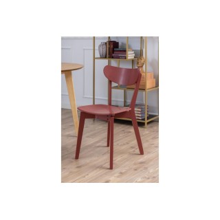 Chaise rétro scandinave bois laqué / lot de 2 / plusieurs coloris LETA - HELLIN