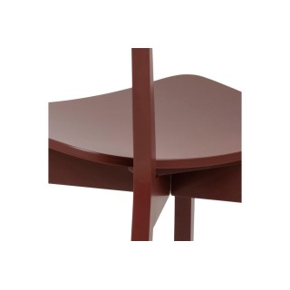 Chaise rétro scandinave bois laqué / lot de 2 / plusieurs coloris LETA - HELLIN