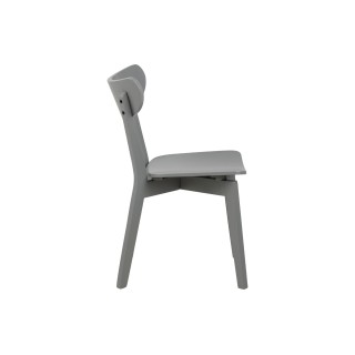 Chaise rétro scandinave bois laqué / lot de 2 / plusieurs coloris LETA - HELLIN