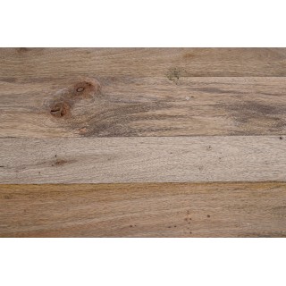 Bureau design en bois recyclé et métal noir 2 tiroirs COROT - HELLIN