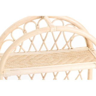 Etagère murale ovale en rotin naturel H80 TRIPOLI - HELLIN