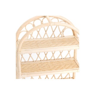 Etagère murale ovale en rotin naturel H80 TRIPOLI - HELLIN