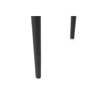 Bout de canapé classique en bois gris patiné 1 tiroir CANDICE - HELLIN