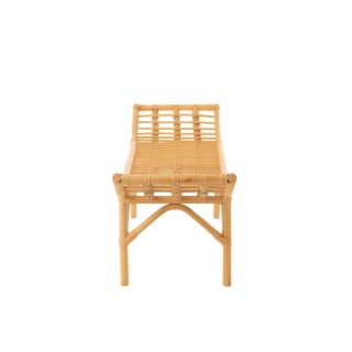 Banc en rotin naturel 2 places L120 MIKA - HELLIN
