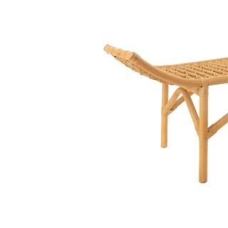 Banc en rotin naturel 2 places L120 MIKA - HELLIN