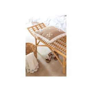 Banc en rotin naturel 2 places L120 MIKA - HELLIN