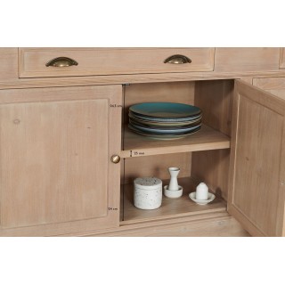 Grande bibliothèque avec échelle / Meuble bibliothèque en bois