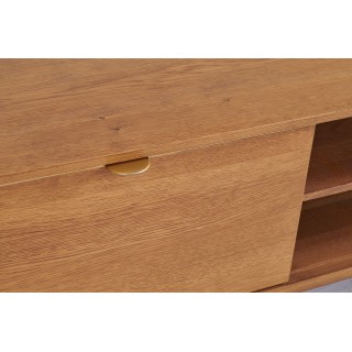 Meuble TV bas de style vintage / Fabrication bois massif | Hellin