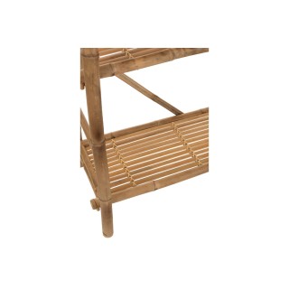 Bibliothèque en bambou naturel 5 tablettes NARA - HELLIN