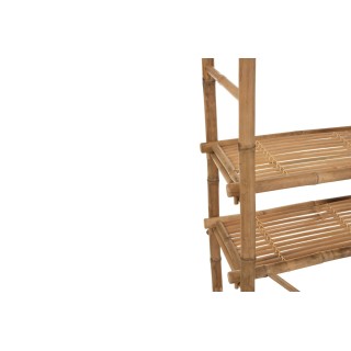 Bibliothèque en bambou naturel 5 tablettes NARA - HELLIN