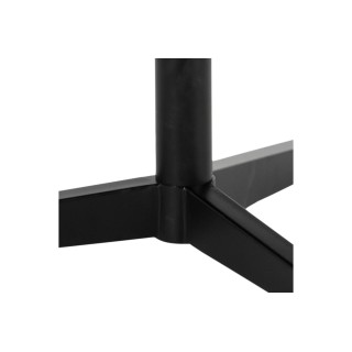 Table basse galet en céramique et pied en métal noir L100 BARBARA - HELLIN