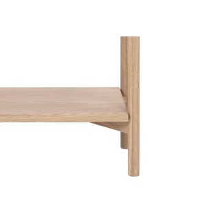 Bibliothèque scandinave en chêne blanchi 4 tablettes BRENDA - HELLIN