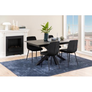 Table de salle à manger rectangulaire extensible en céramique L168/210 NEIVA - HELLIN