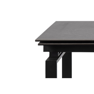 Table de salle à manger rectangulaire extensible en céramique L160/240 HILDA - HELLIN
