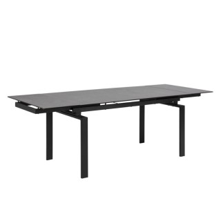Table de salle à manger rectangulaire extensible en céramique L160/240 HILDA - HELLIN