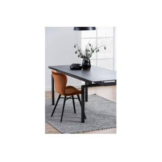 Table de salle à manger rectangulaire extensible en céramique L160/240 HILDA - HELLIN