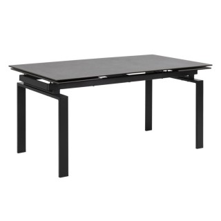 Table de salle à manger rectangulaire extensible en céramique L160/240 HILDA - HELLIN
